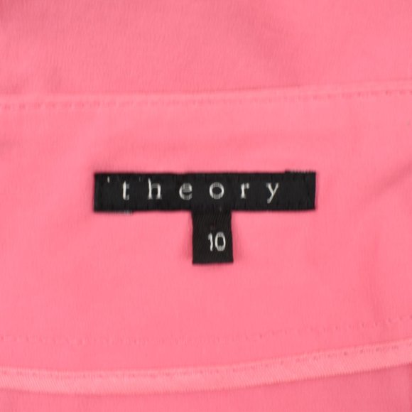 Theory | Pink Pleated Mini Skirt Size 10 - Picture 13 of 14